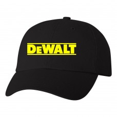 Dewalt Logo Dad Hat Contractor Tools Construction Worker Racing Ball Cap Black  eb-76178819